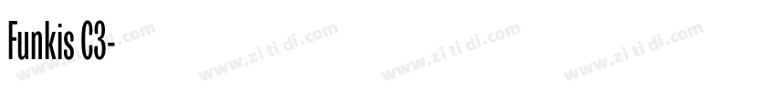 Funkis C3字体转换